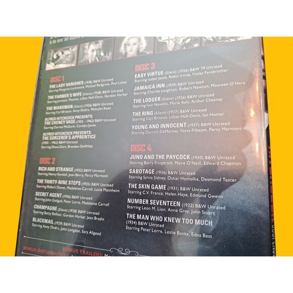 Alfred Hitchcock: A Legacy of‎ Suspense 20 Classic Films DVD Collection Box Set - Picture 4 of 7